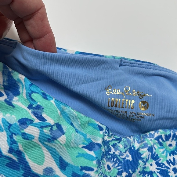 Lilly Pulitzer Lucretia Weekender Crop Leggings UPF 50 + Medium - Picture 5 of 8